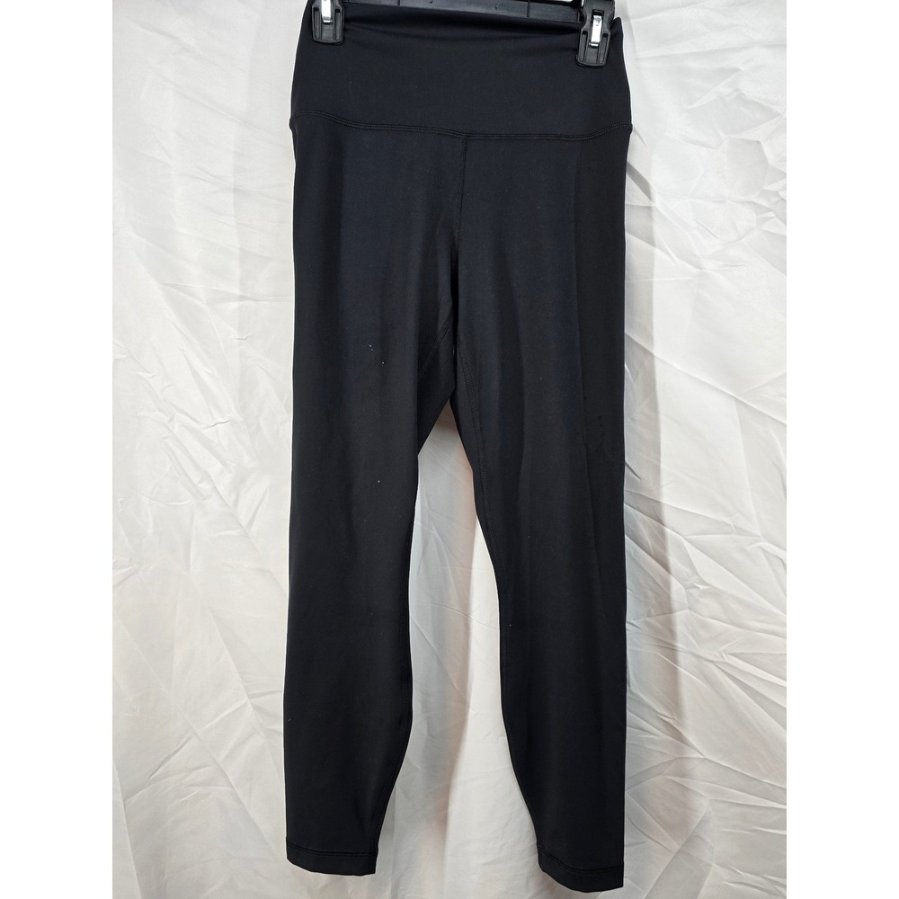 Velocity Black Active Stretch Everyday Hi Rise‎ Ankle Leggings Women's Size M